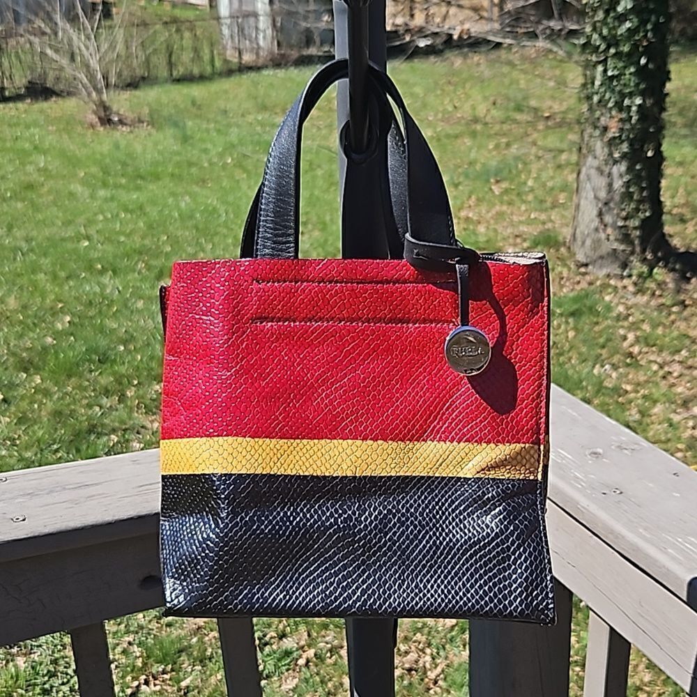 Furla Vintage snakeskin handbag